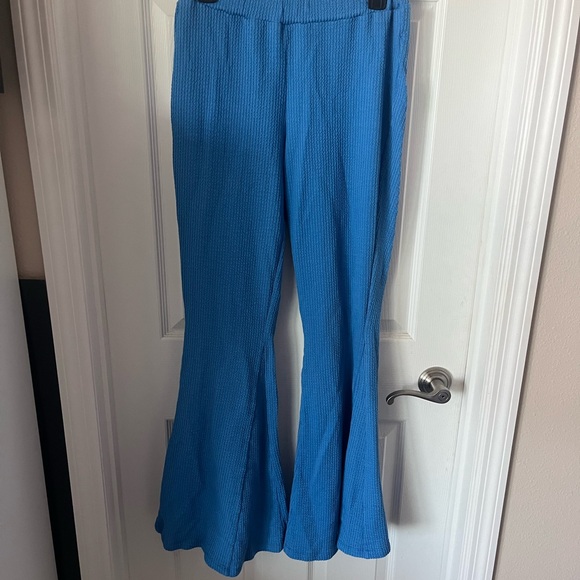 Urban Outfitters Pants - Urban Outfitters Blue Flare Pants